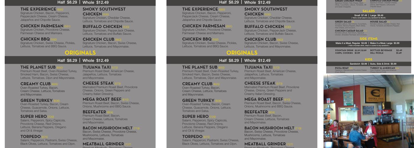 Planet Sub Menu