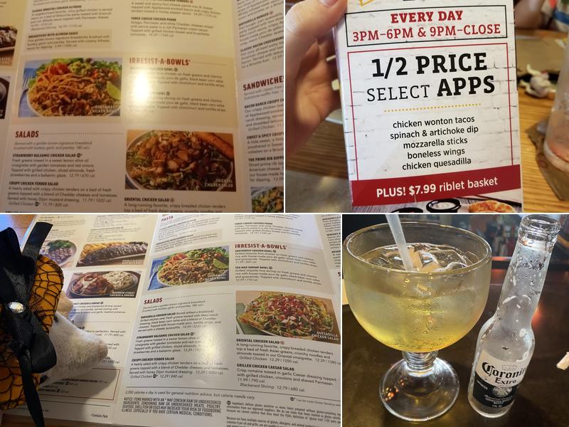 Applebee's Grill + Bar Menu