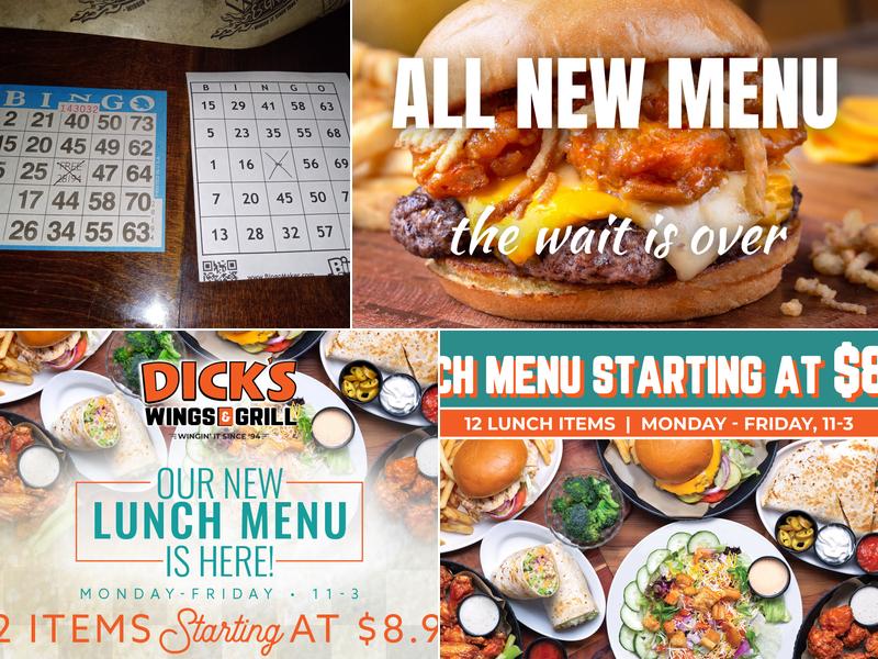 Dick's Wings & Grill Hazlehurst, GA Menu