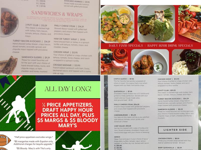 Clovis Point Bar & Grill Menu