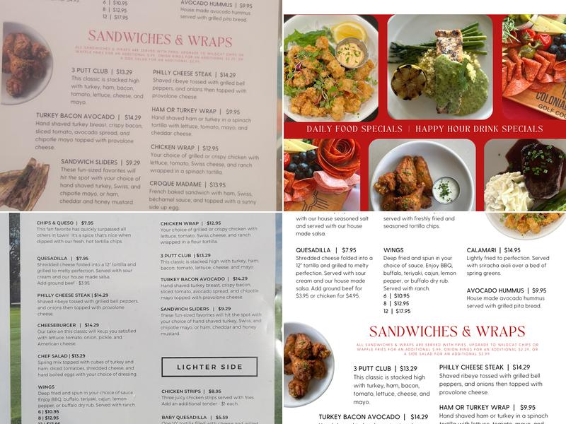 Clovis Point Bar & Grill Menu