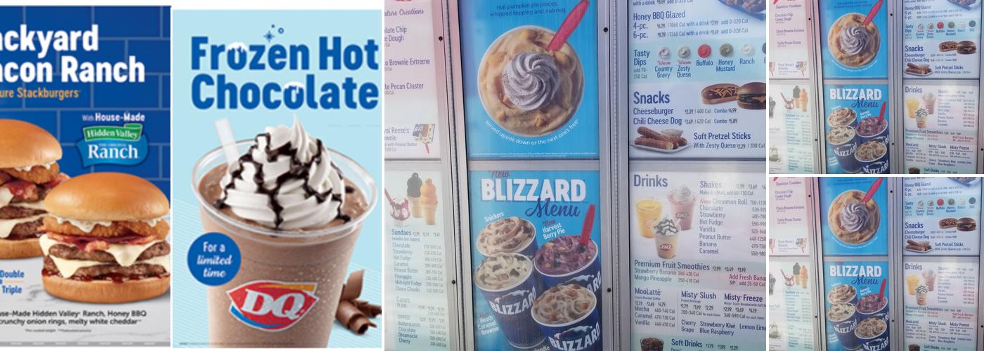 Dairy Queen Grill & Chill Menu