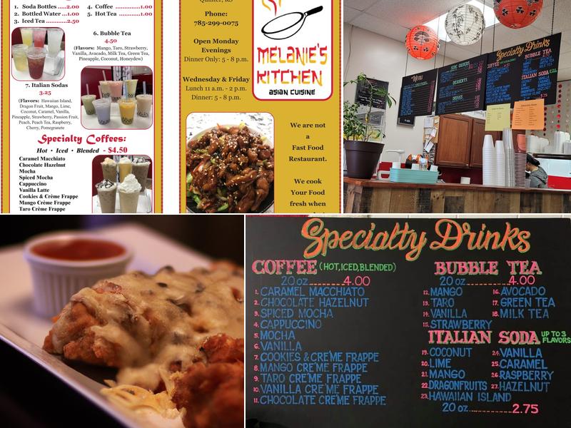 Melanie's Kitchen Asian Cuisine Quinter KS Menu