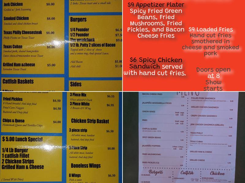 The Bar Menu
