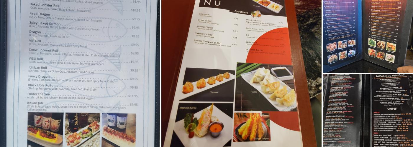 Blue Fin Sake Bar & Sushi Menu