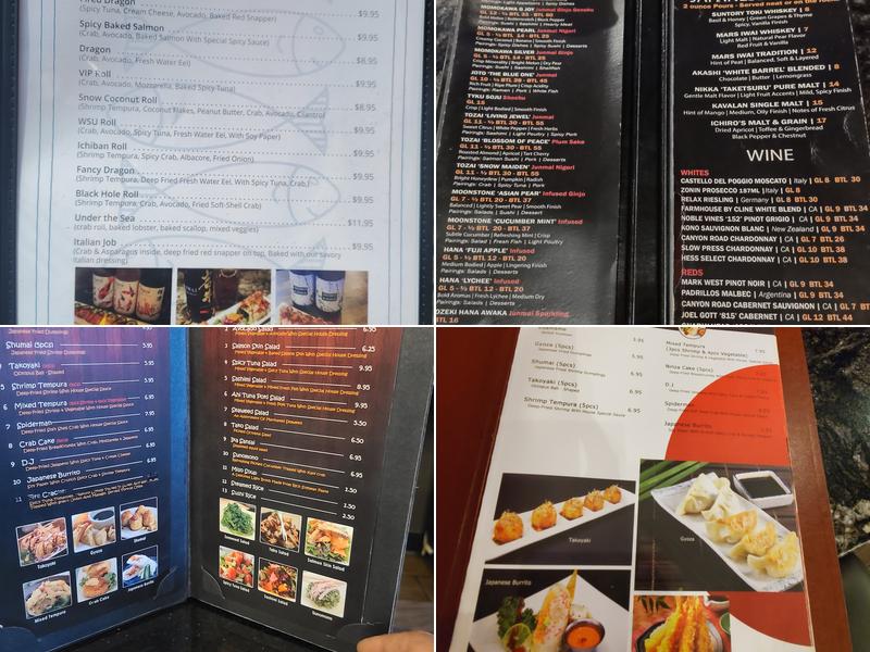 Blue Fin Sake Bar & Sushi Menu