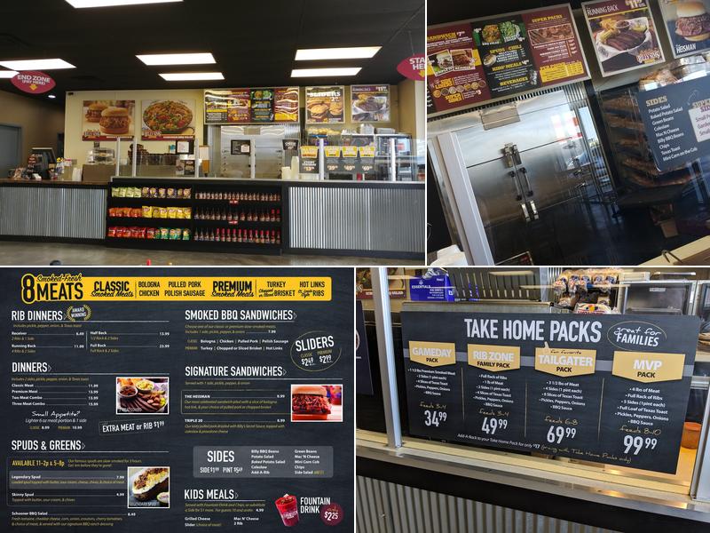 Billy Sims BBQ Menu