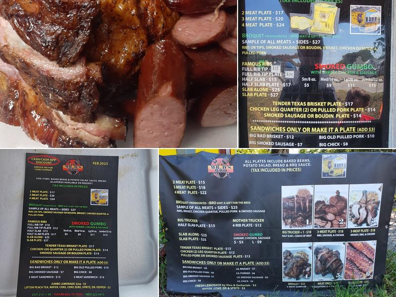 Mr. D's BBQ Menu