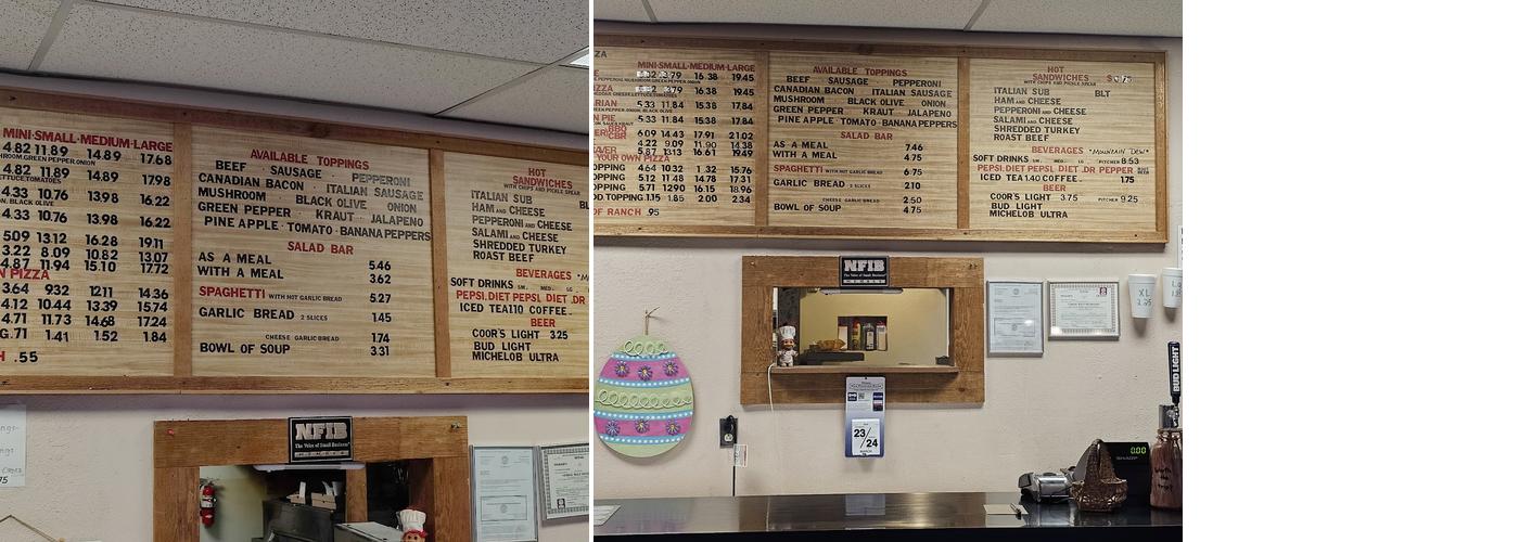 Sideline Menu