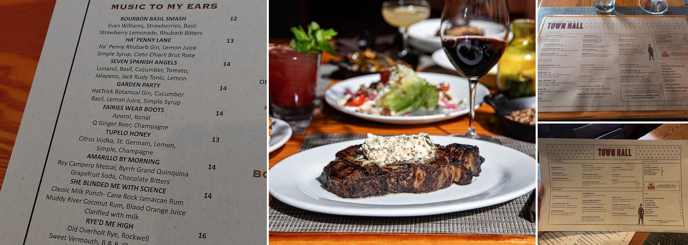 Town Hall Menu