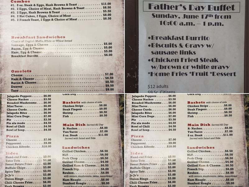 R Bar Menu