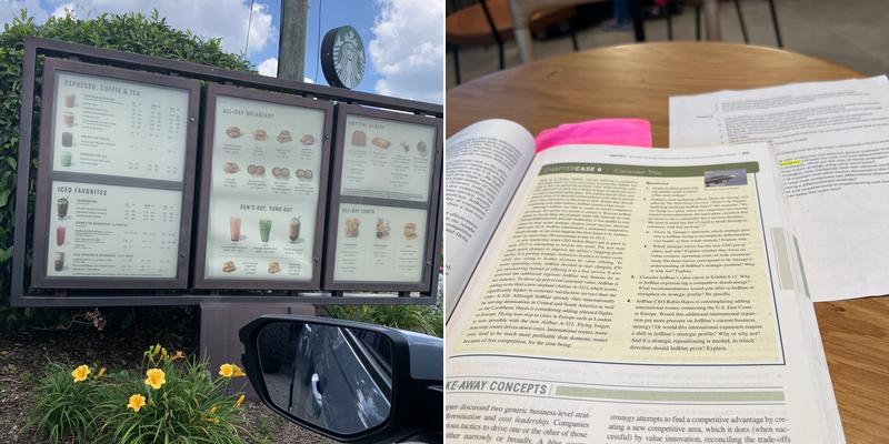 Starbucks Menu
