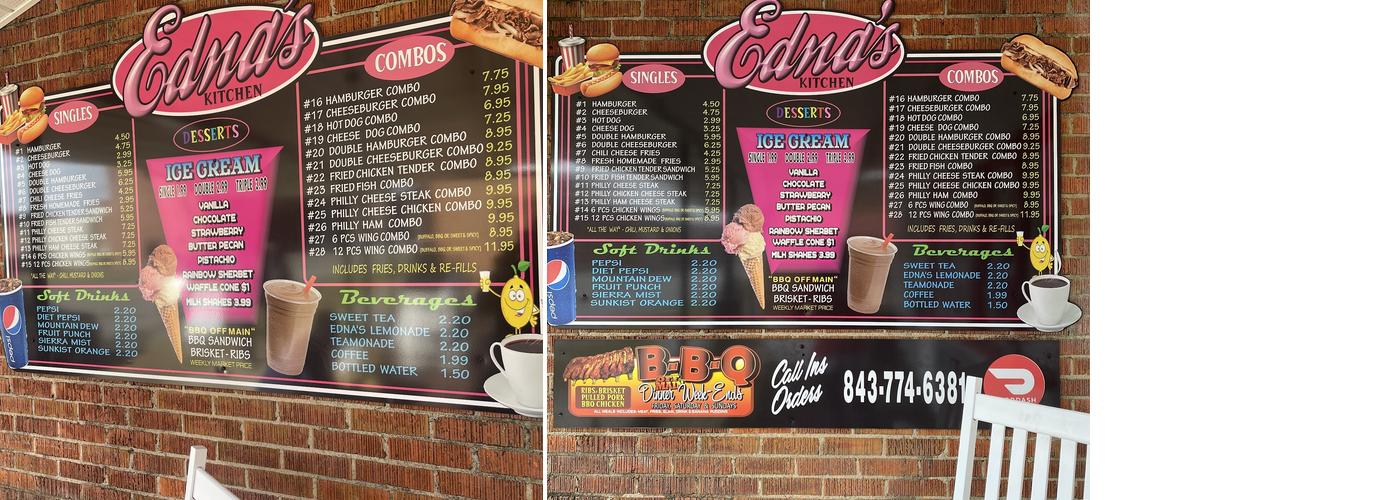 The Kitchen Of Dillon Menu