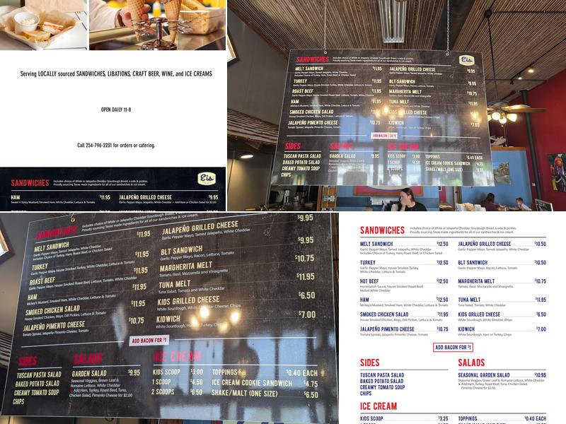 Eis Menu