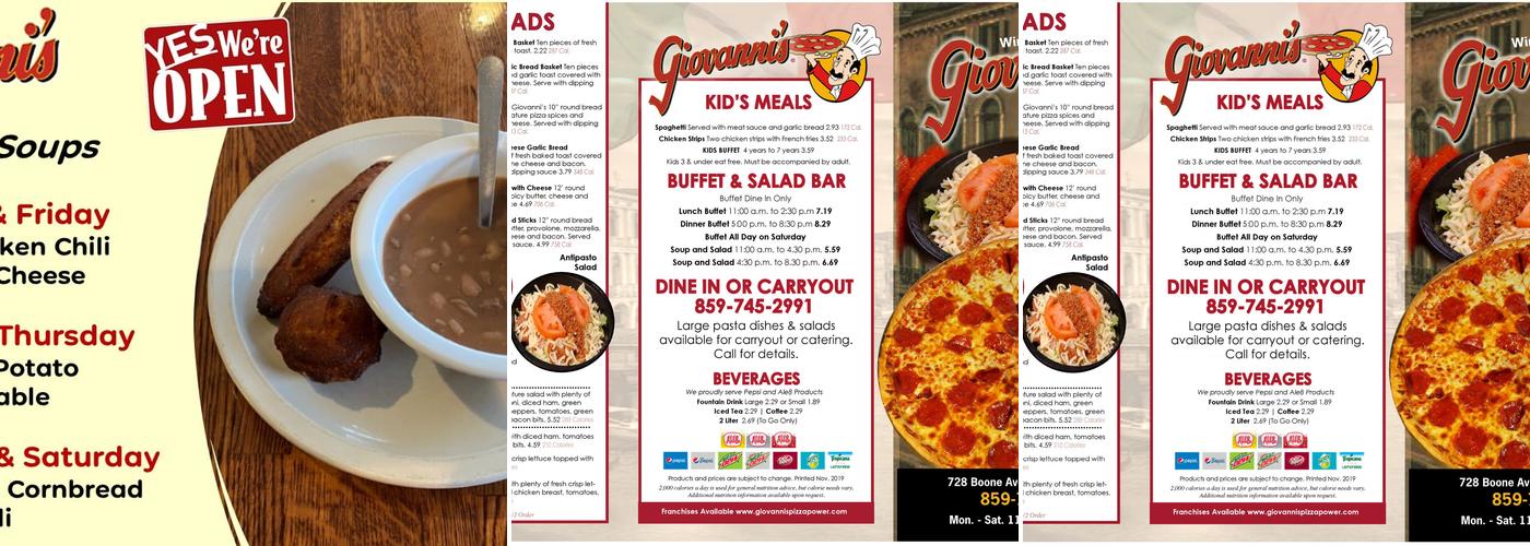 Robin’s Place Menu