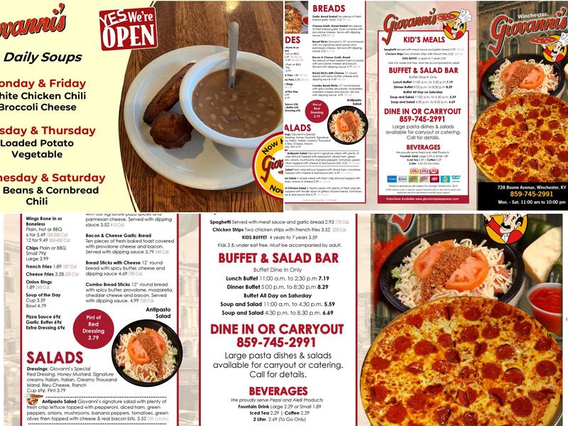 Robin’s Place Menu