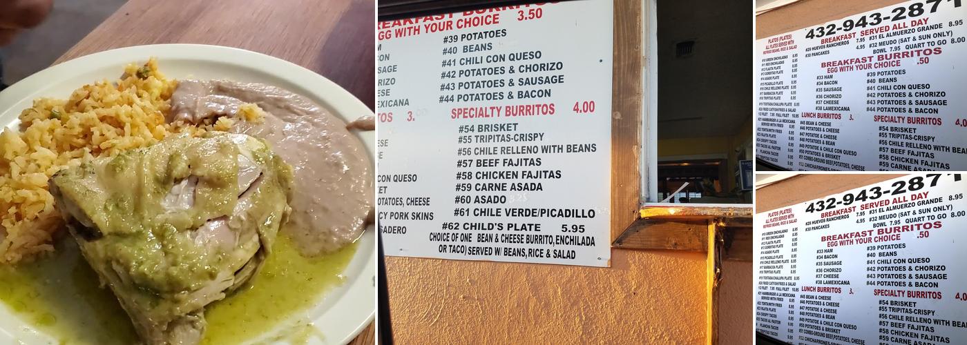 Meza's Kitchen Menu