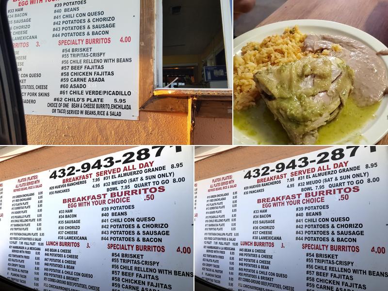 Meza's Kitchen Menu