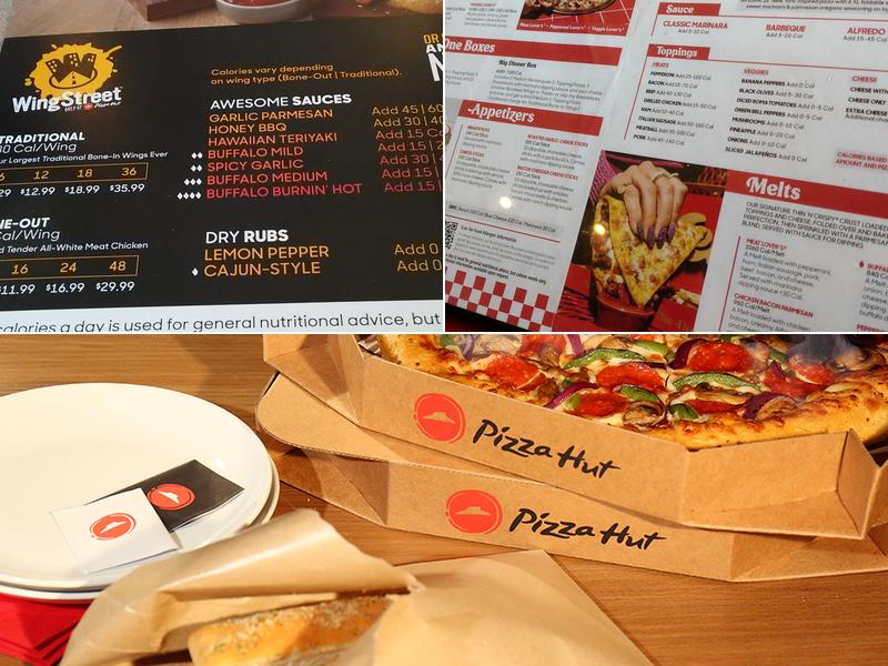 Pizza Hut Menu