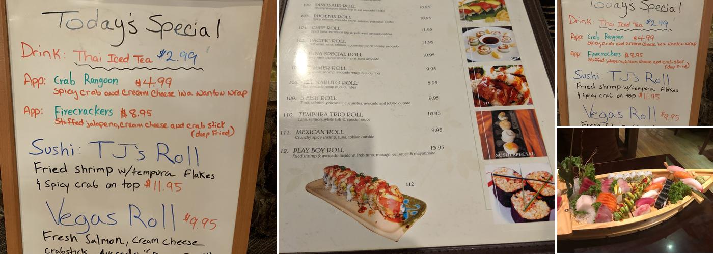 Sapporo Menu