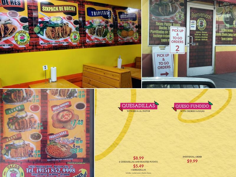 Tacos El Charly Menu