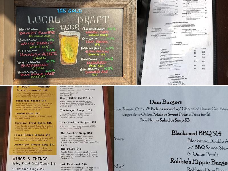 Quill's Canteen Menu