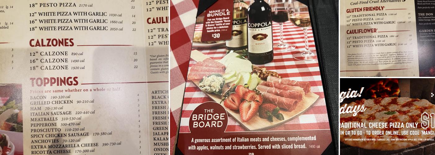 Grimaldi's Pizzeria Menu