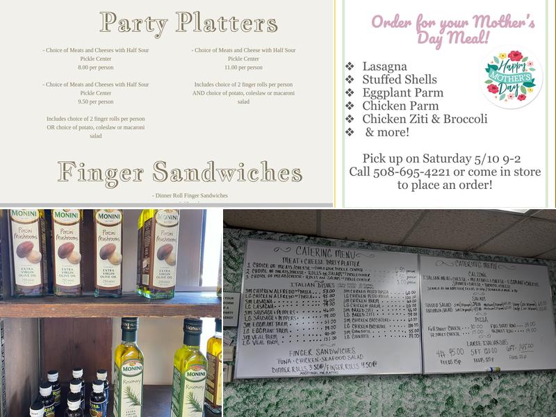 Anthony's Italian Style North End Deli Menu