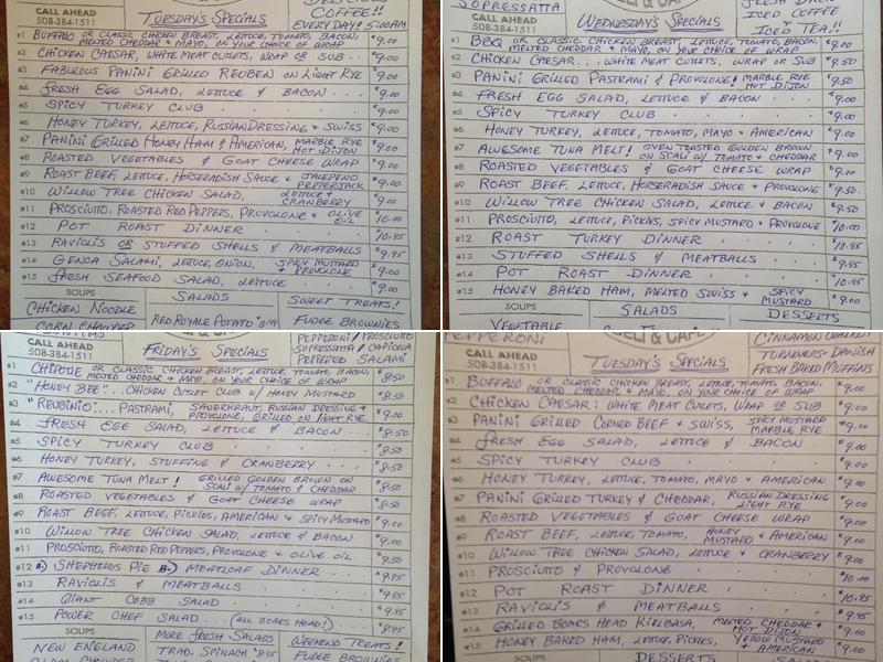 Michael's Deli & Cafe Menu