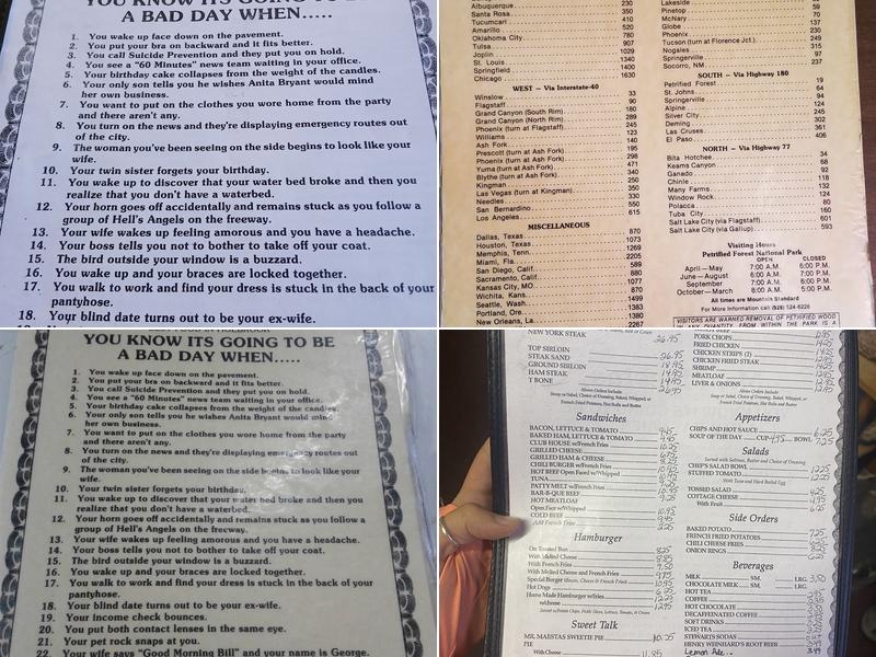 Mr Maestas Menu