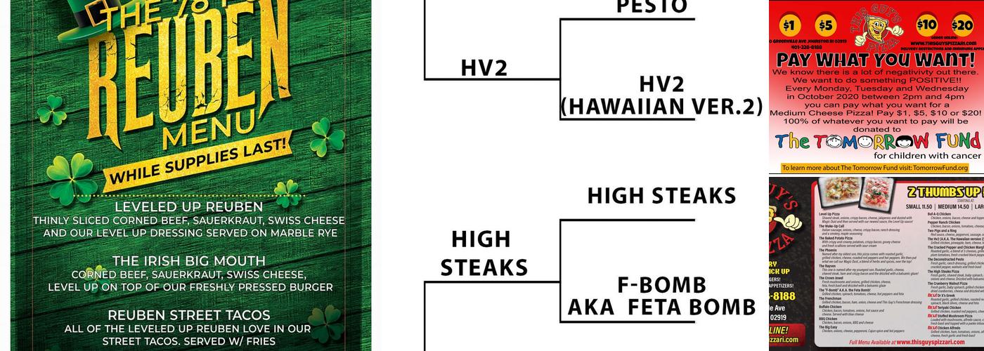 The 78 Pub @ This Guy's Pizza Menu