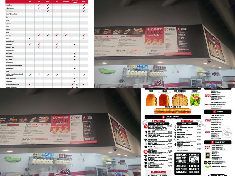 Jimmy John's Menu