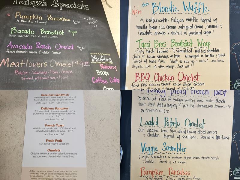 Eggs-Up Family Restaurant Menu