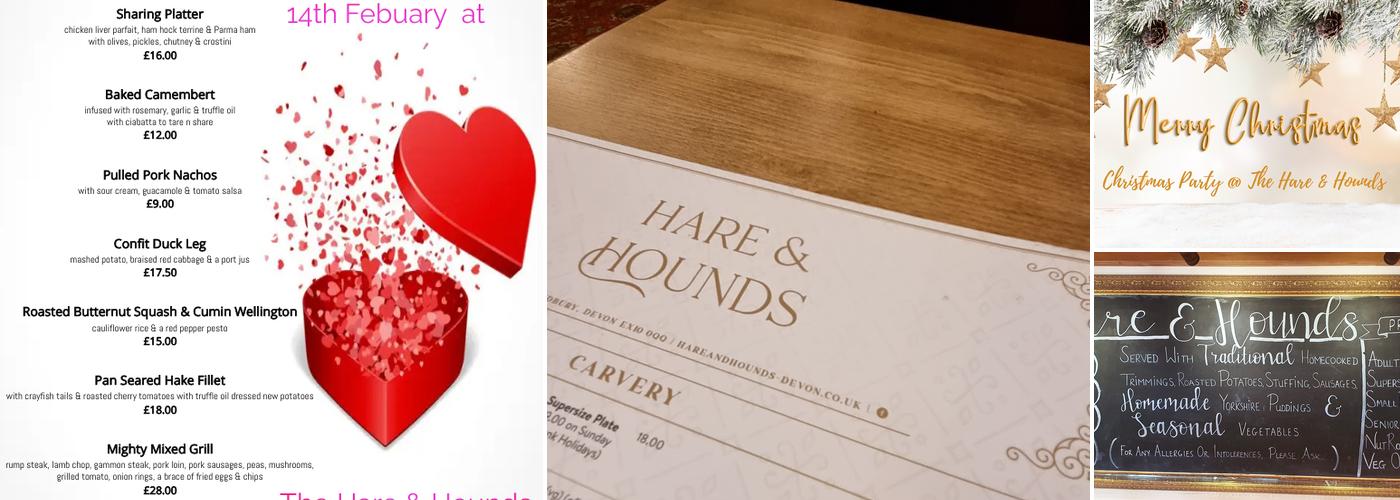 Hare & Hounds Menu