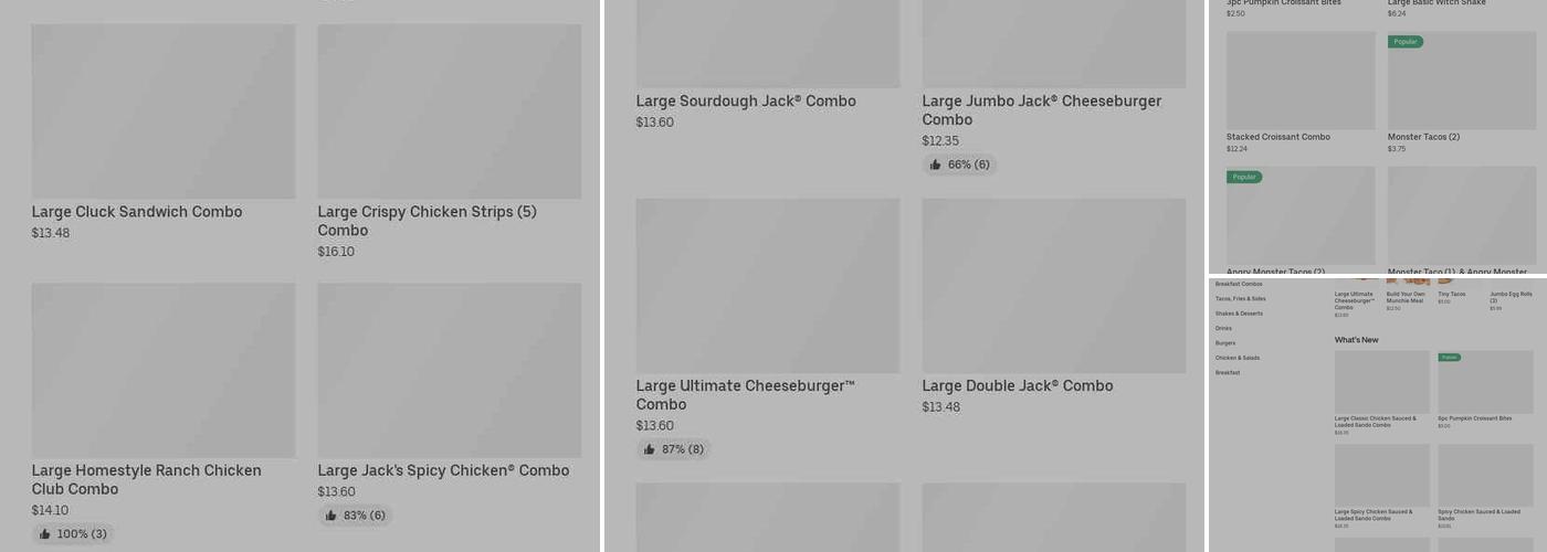 Jack in the Box Menu