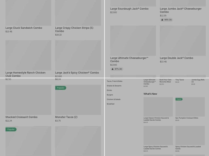 Jack in the Box Menu