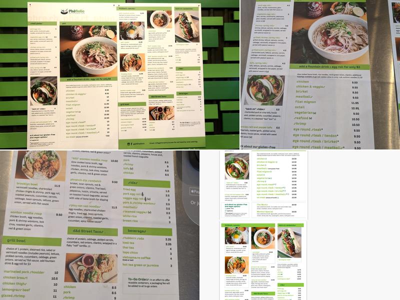 PhởNatic Menu