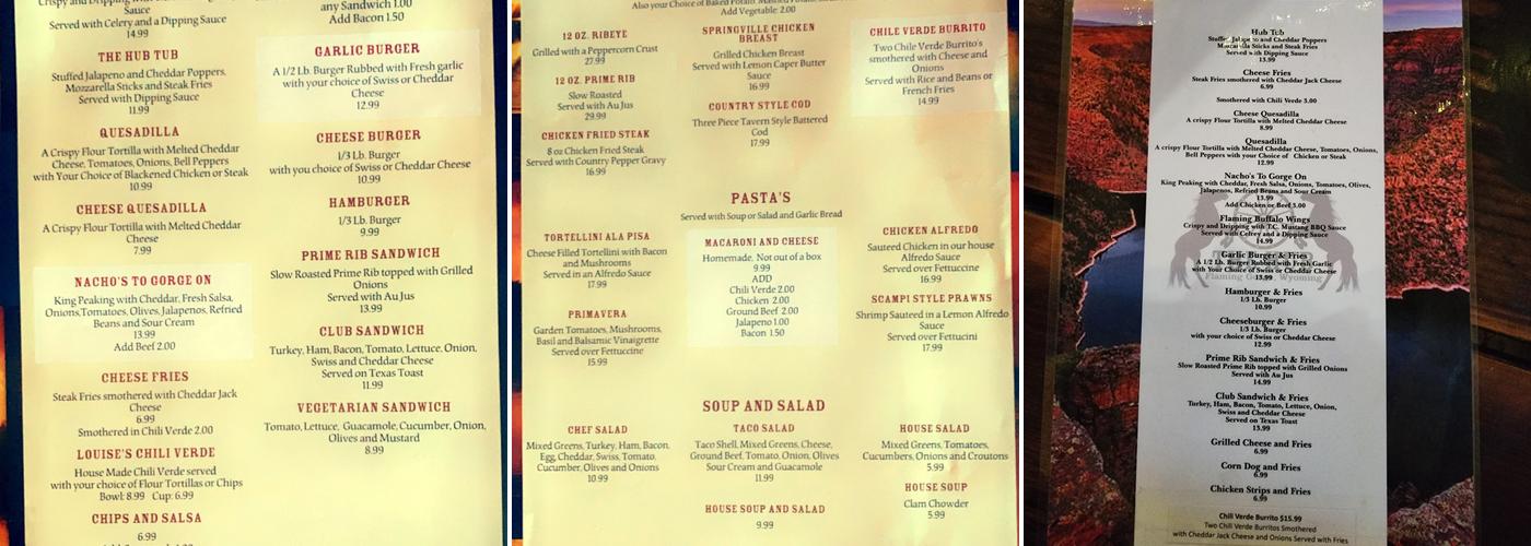Hub/Mustang Menu