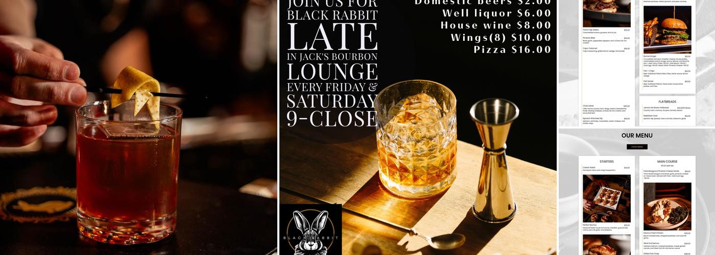 Black Rabbit Menu