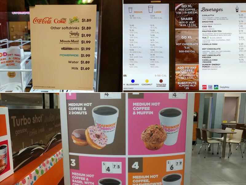 Dunkin' Menu