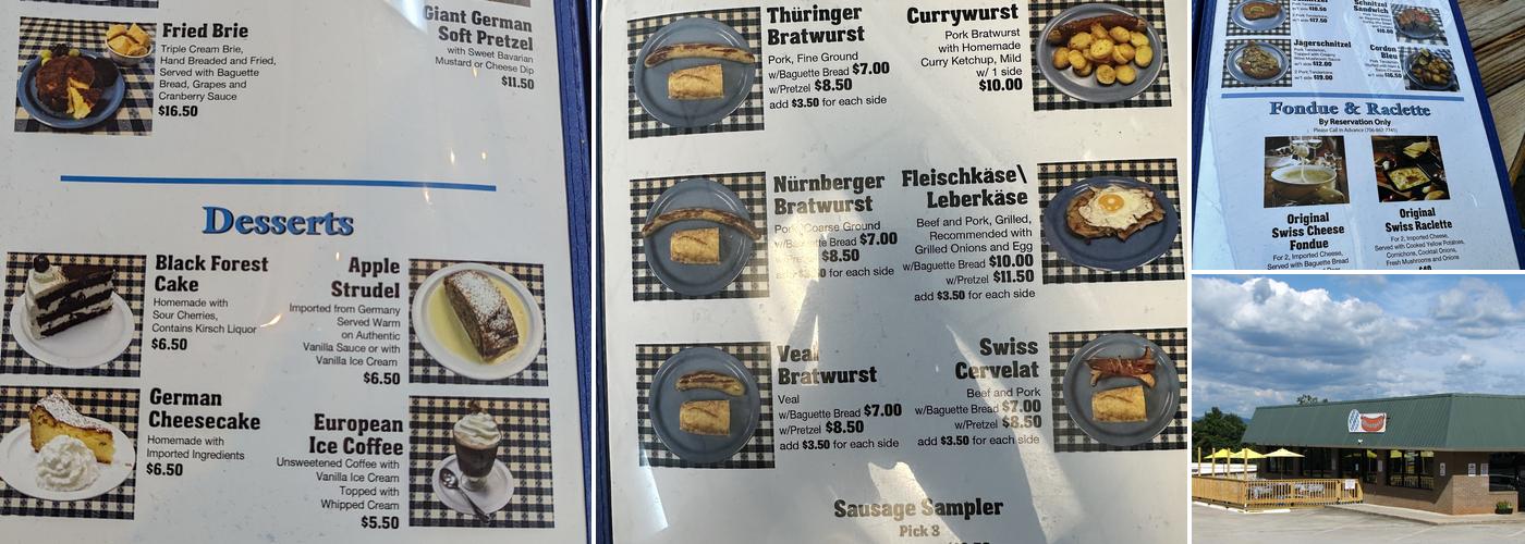 Reens' Bratzeit & Biergarten Menu