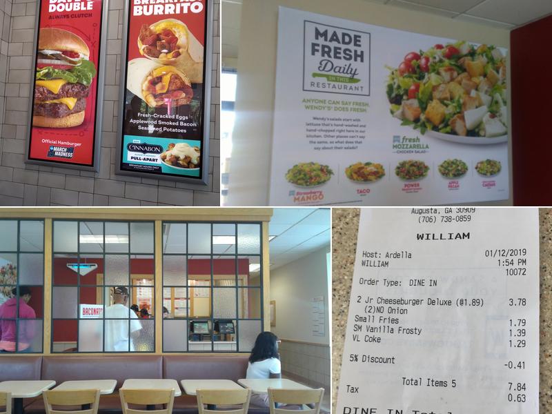 Wendy's Menu