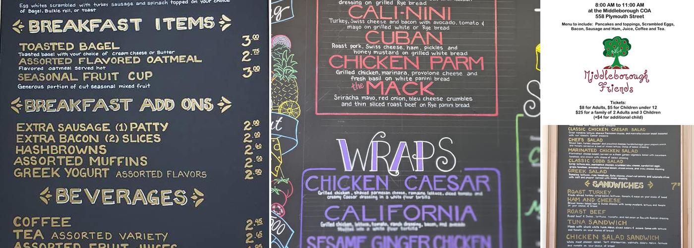 Main Ingredient Menu