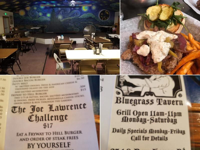 Bluegrass Tavern Menu