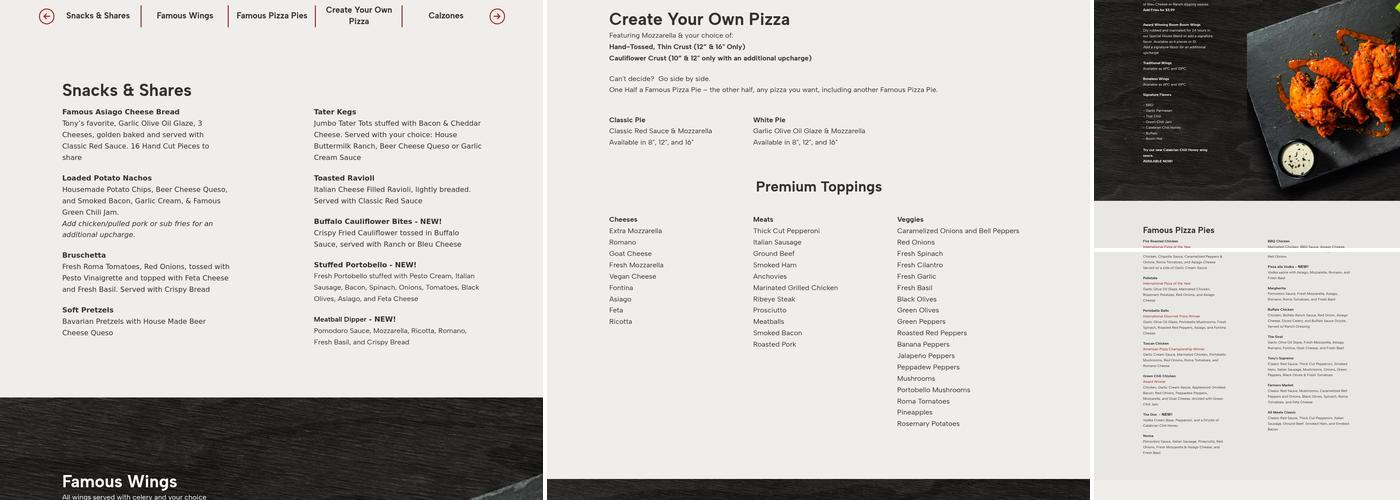 Boombozz Pizza & Watch Bar Menu