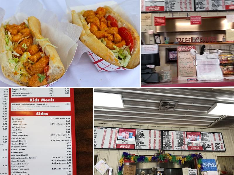 Mr. Po-Boy Menu