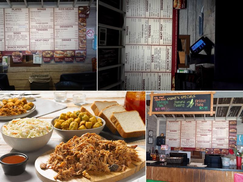 Shane's Rib Shack Menu
