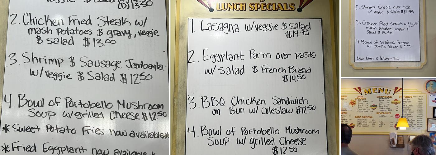 Point Restaurant & Bar Menu