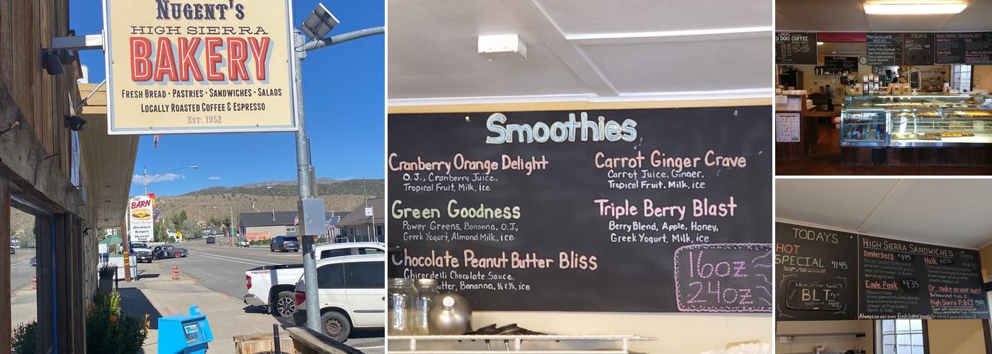 High Sierra Bakery Menu