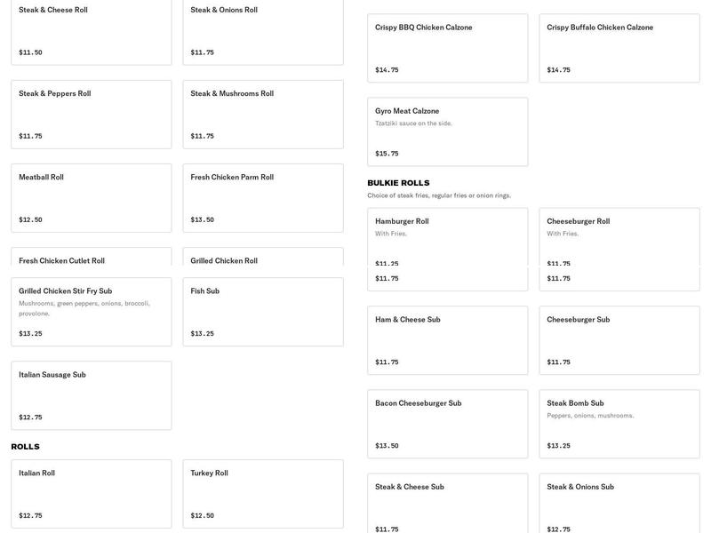 Viko's Pizza & Grill Menu